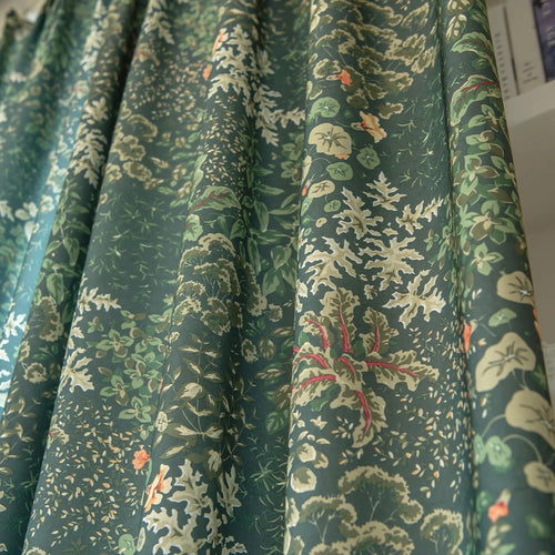 Rideau moderne translucide motif feuilles pour salon chambre - vue 4 sur 8