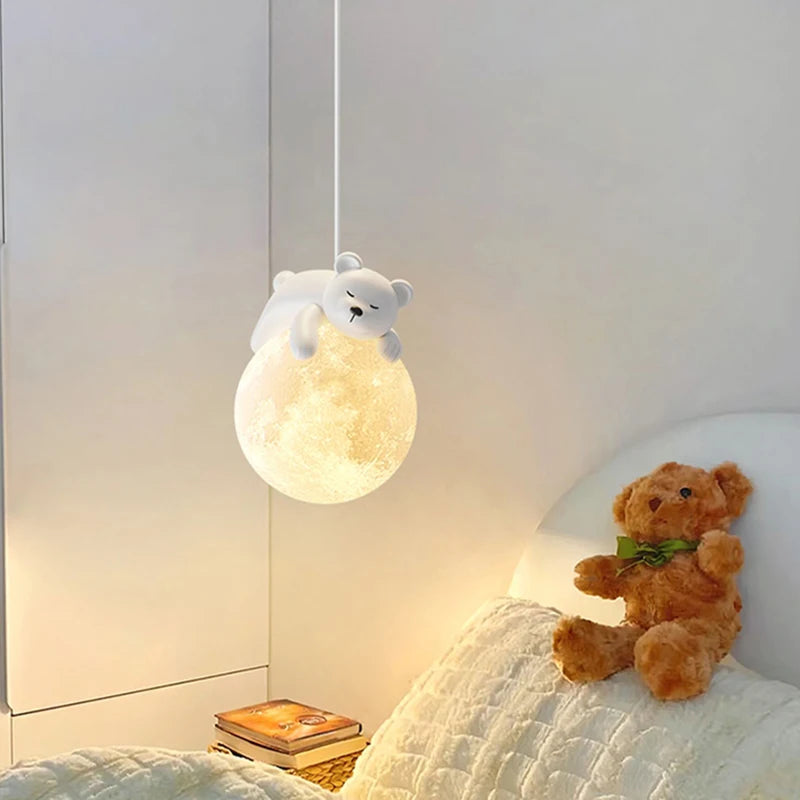 lustre moderne en forme d'animaux idéal pour enfants - vue 4 sur 11