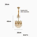 lustre en cristal k9 dimmable pour un éclairage élégant