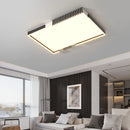 plafonnier led rectangulaire encastrable design nordique moderne