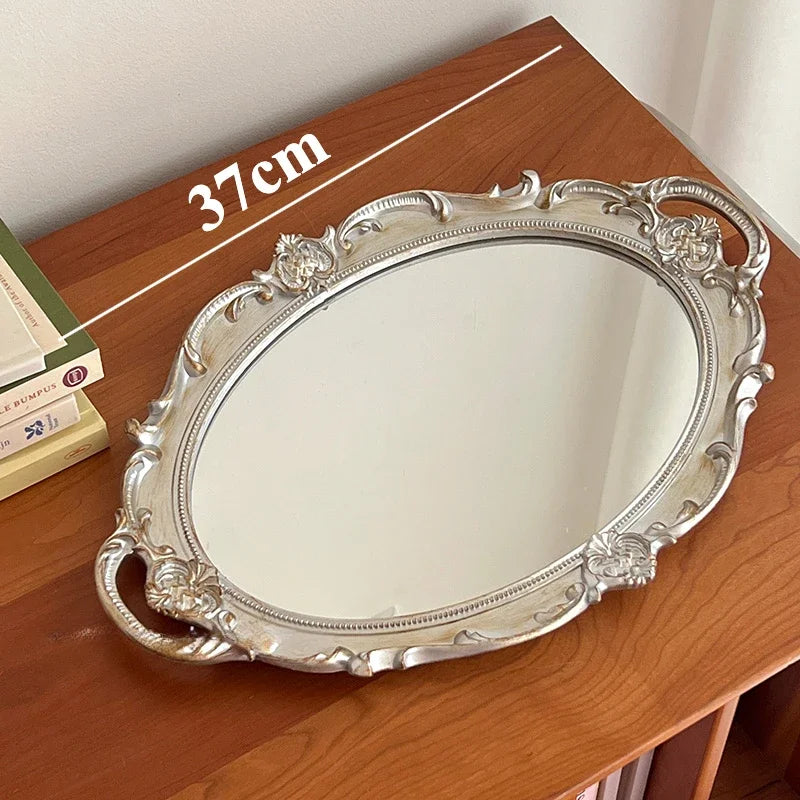 miroirs vintage décoratifs en verre pour bijoux et aromathérapie