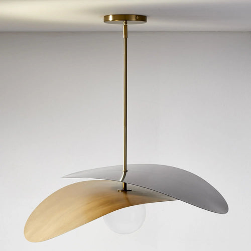suspension 	 style en métal et verre pour boutique - vue 5 sur 6