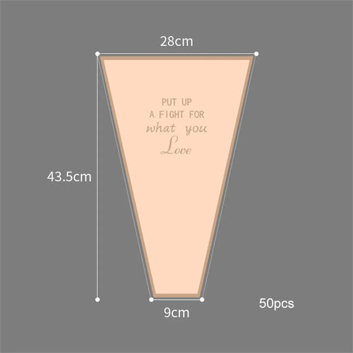 lot de 50 sachets imperméables pour roses à offrir pour la saint valentin - vue 12 sur 18