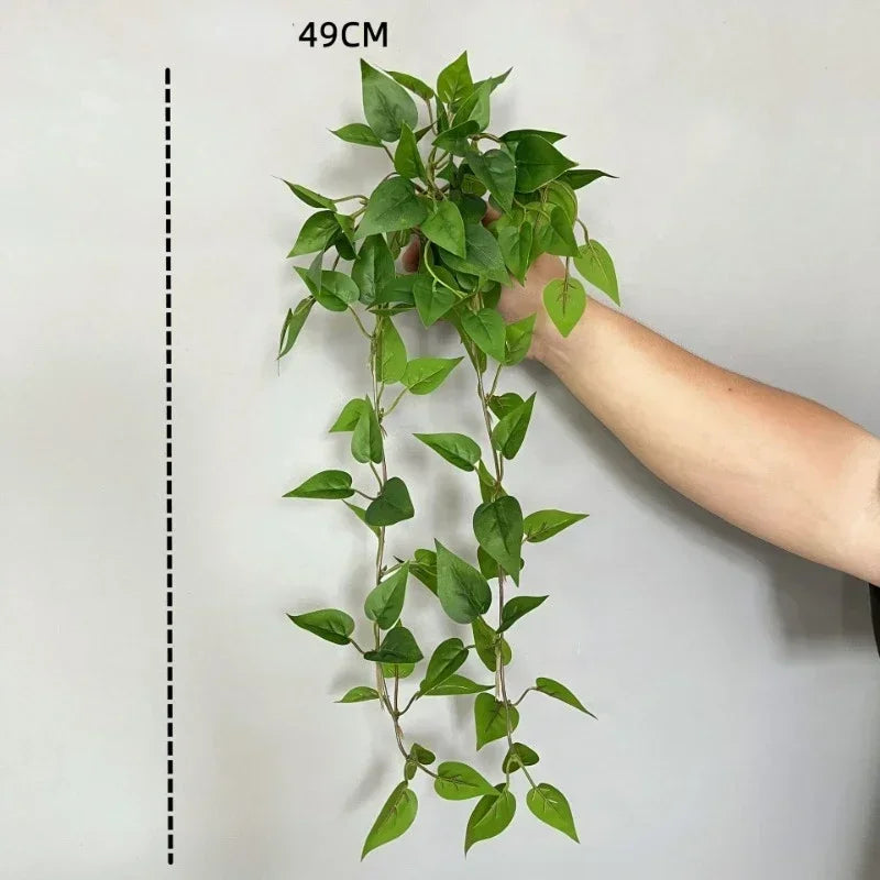 feuilles de pastèque en plastique pour décoration intérieure et extérieure - vue 10 sur 10