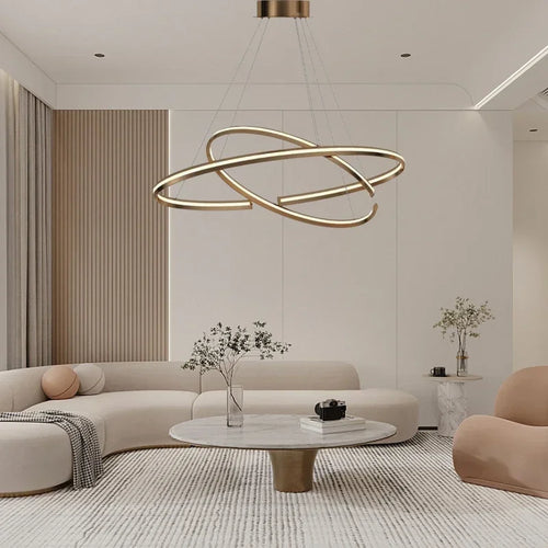 lampe led design moderne à suspendre pour intérieur - vue 5 sur 12
