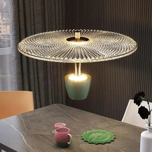 suspension acrylique à LED pour bar et café - vue 6 sur 9