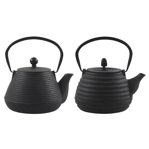 Bouilloire japonaise en fonte 1l avec infuseur thé - vue 3 sur 7
