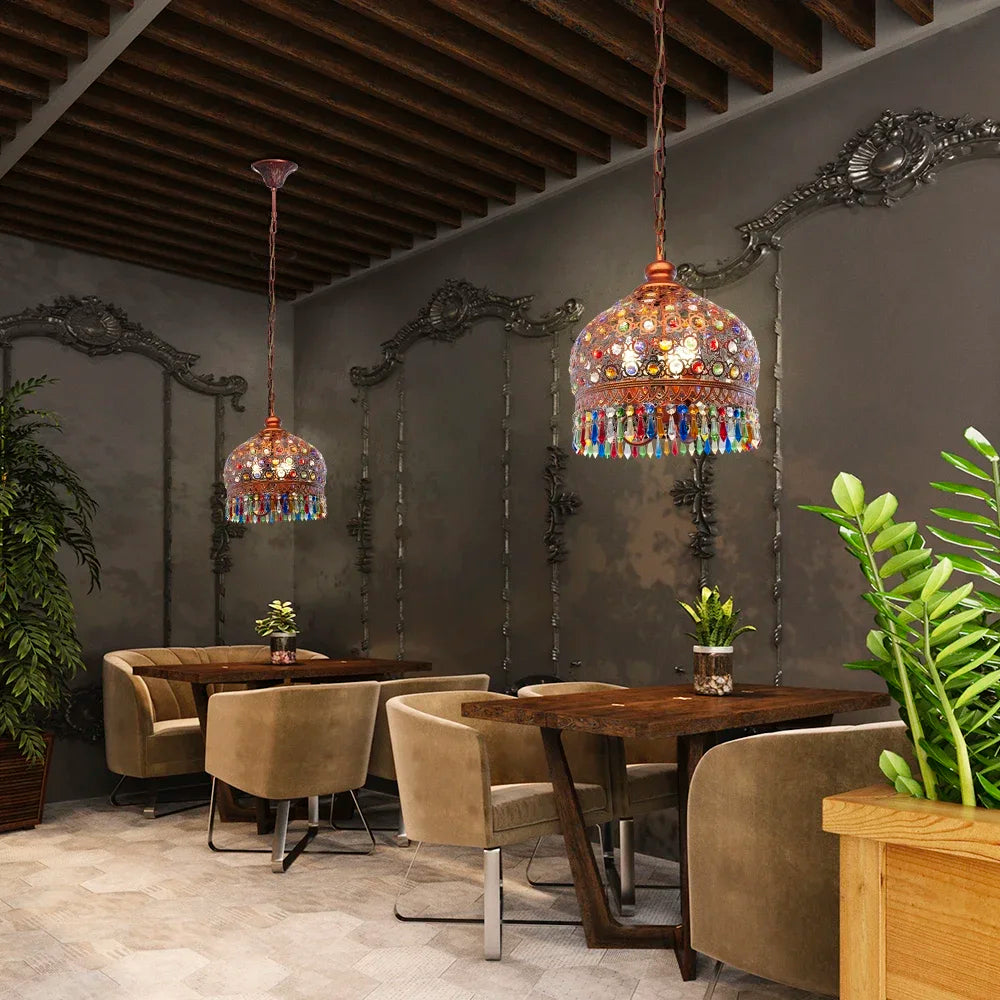 suspension en cristal thaïlandais pour décoration intérieure et extérieure - vue 6 sur 6