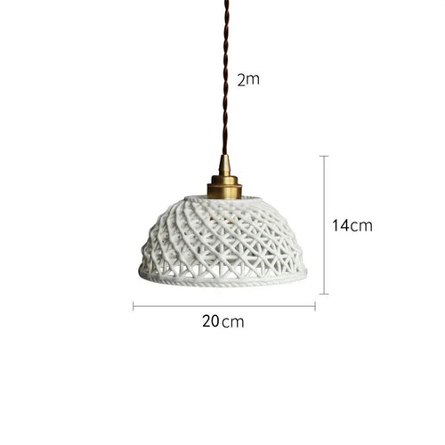 suspension led moderne céramique iwhd bar restaurant - vue 12 sur 20
