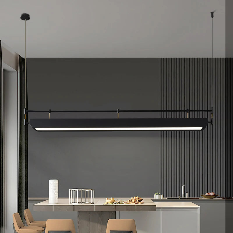suspension longue nordique design pour bureau et espace commercial - vue 5 sur 9