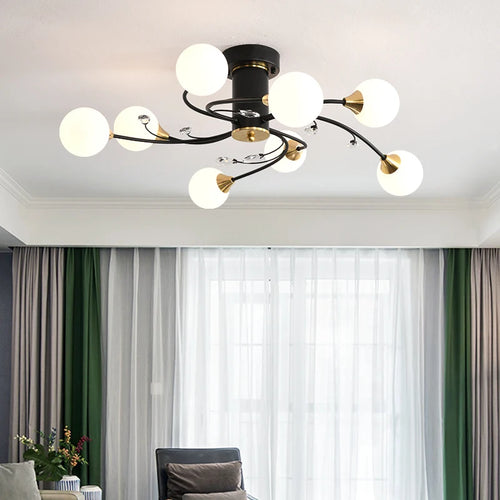 lustre led moderne pour villa office café bar nouvelle maison - vue 2 sur 14