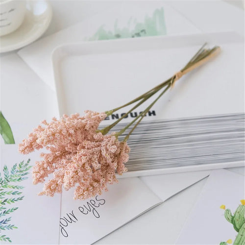 lot de 6 épis de blé et fleurs de lavande pour décoration de mariage - vue 10 sur 13
