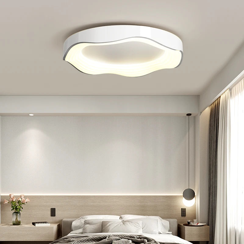 Plafonnier rond design moderne à leds pour décoration intérieure créative - vue 4 sur 9