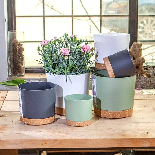 pots de fleurs automatiques avec soucoupe pour jardin et plantes - vue 3 sur 15