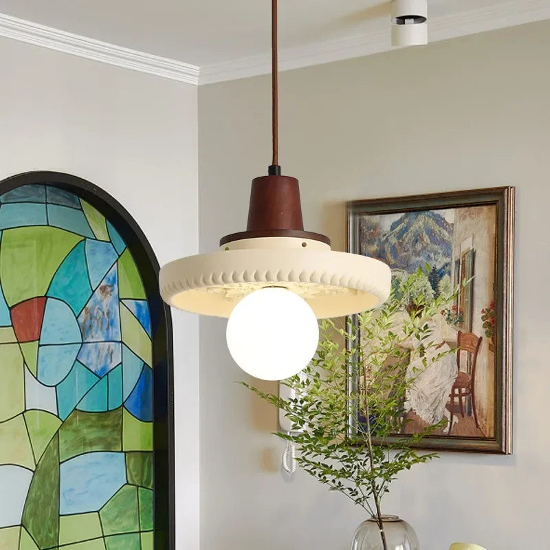 lustre créatif antique en résine pour décoration rétro - vue 5 sur 14