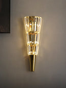 applique murale led en cristal pour décoration moderne et élégante