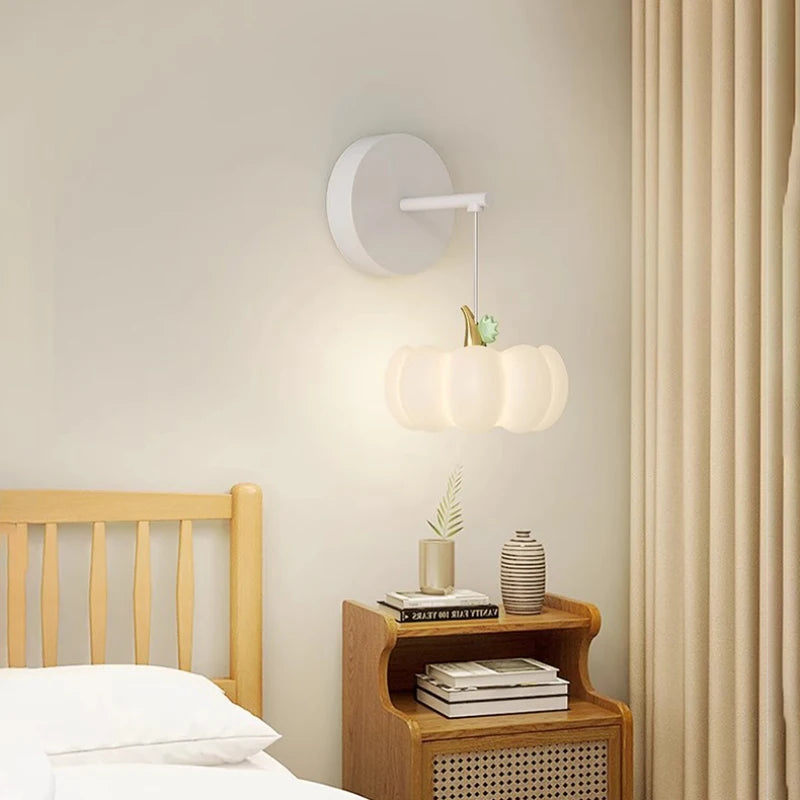 applique murale citrouille pour chambre d'enfant chaleureuse et moderne - vue 3 sur 9