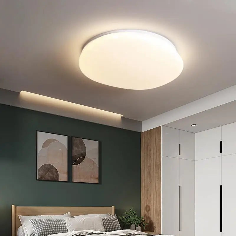 plafonnier led de style nordique avec simplicité créative - vue 5 sur 12