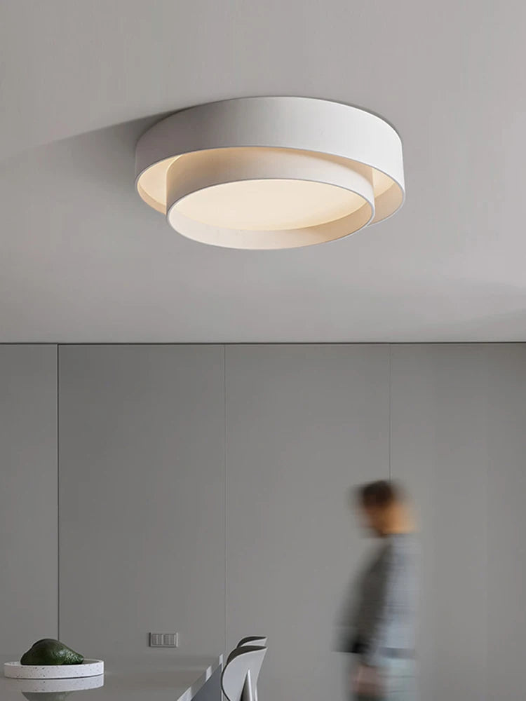 plafonnier rond moderne led design pour divers espaces - vue 5 sur 8
