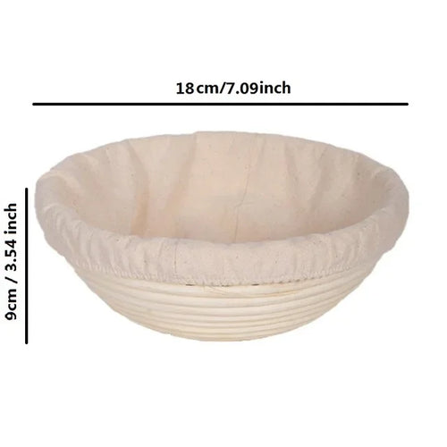 corbeille à pain en rotin panier pour cuisson et fermentation - vue 13 sur 18