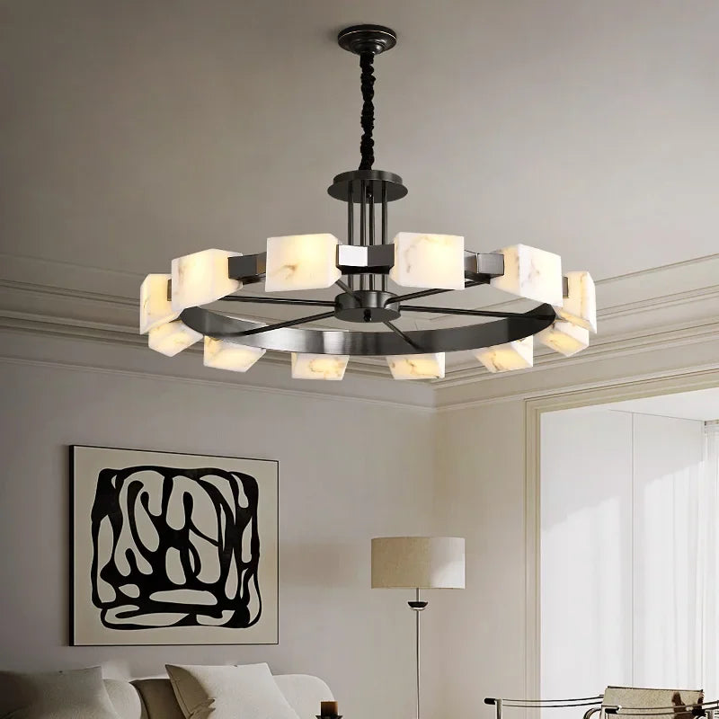 suspension moderne en marbre espagnol pour intérieur élégant - vue 3 sur 10