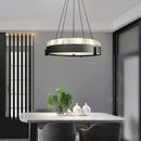 lustre moderne en marbre avec éclairage led créatif intérieur