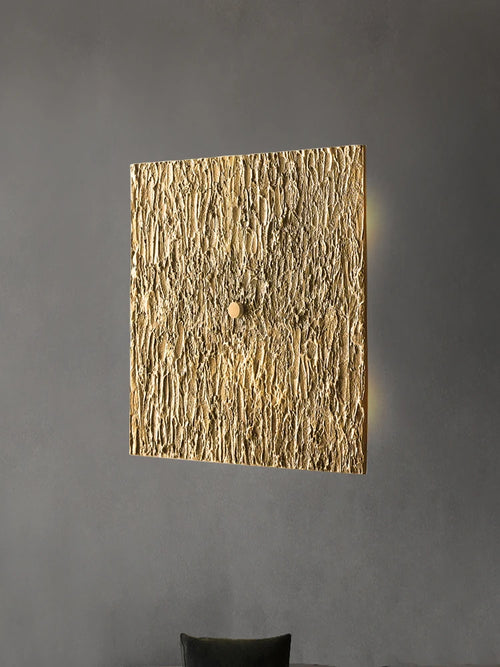 Moderne Vouvray carré RH cuivre applique salon fond mur villa entrée chambre lampe de chevet haut de gamme art applique - vue 4 sur 9