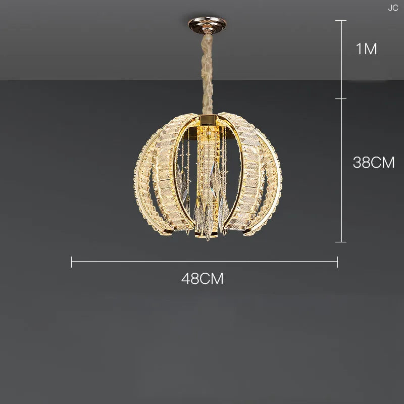 lustre de luxe en cristal pour villas haut de gamme personnalisé - vue 9 sur 9