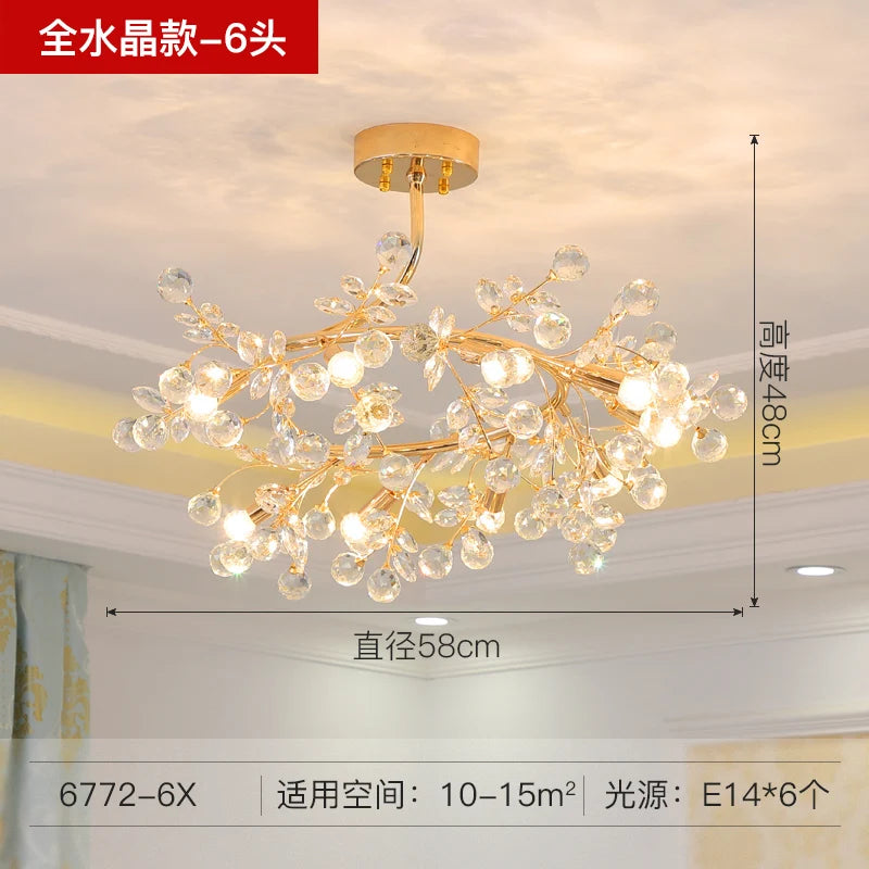 lustre en céramique italien éclairage cristal pour mariage et intérieur - vue 8 sur 14