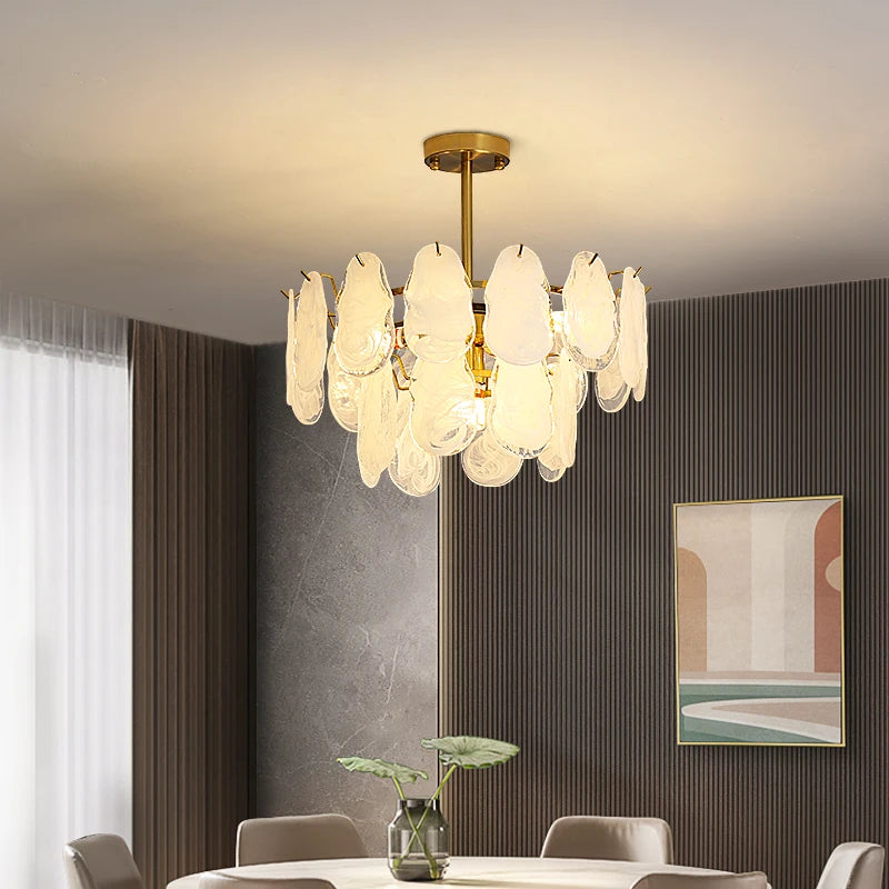 suspension rétro en verre moderne pour décoration intérieure 2024 - vue 3 sur 11