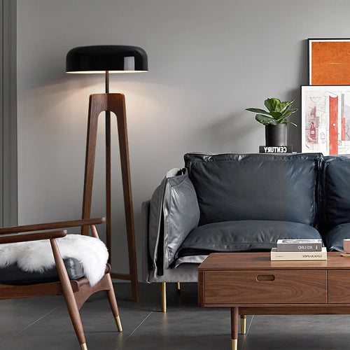 Pileo Porada – lampadaire classique en bois - vue 3 sur 10