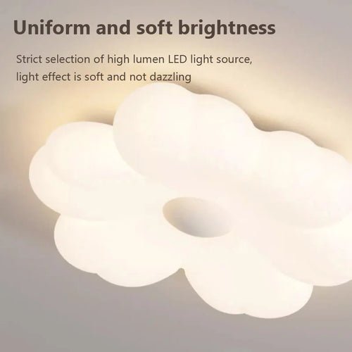 plafonnier moderne led forme de fleur pour décoration intérieure intelligente - vue 6 sur 8