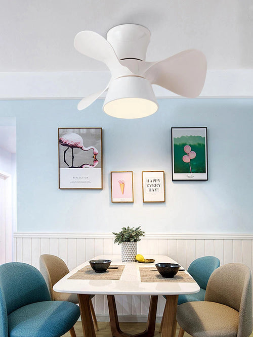 lustre moderne à led avec ventilateur pour intérieur - vue 2 sur 10