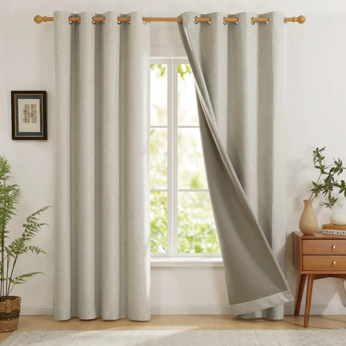 Rideau occultant sur mesure extra long antibruit moderne - vue 5 sur 10