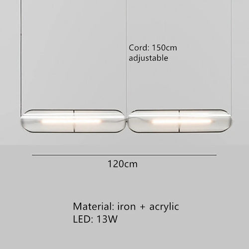 suspension led moderne avec cordon chaud réglable - vue 9 sur 12