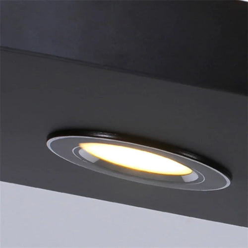 lustre à led moderne en verre pour décoration intérieure - vue 5 sur 6