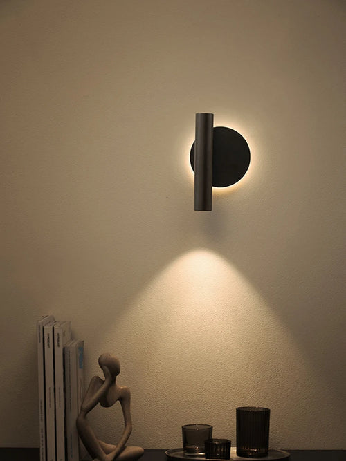 applique murale moderne minimaliste à double source lumineuse rotative - vue 2 sur 8