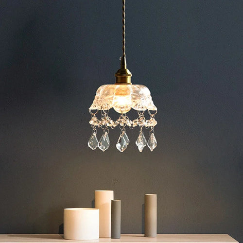 lustre nordique en cristal pour bar et restaurant - vue 3 sur 10