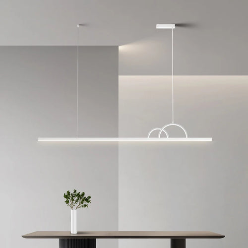 lustre à led nordique design pour éclairage intérieur moderne - vue 3 sur 18