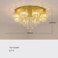 plafonnier led moderne à intensité variable pour intérieur