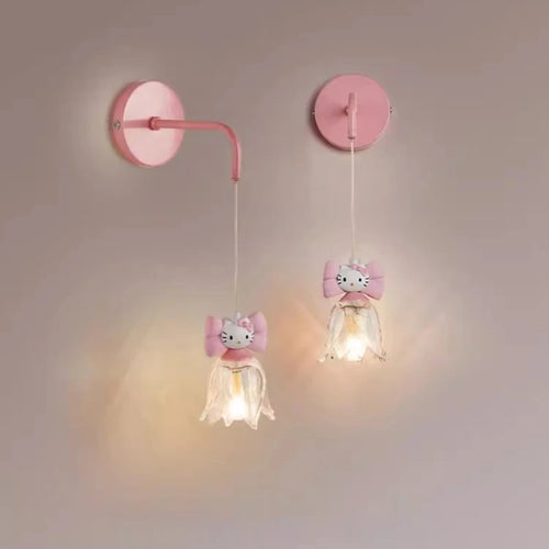lampe de chevet chaton mignon pour chambre d'enfant décorative - vue 2 sur 7