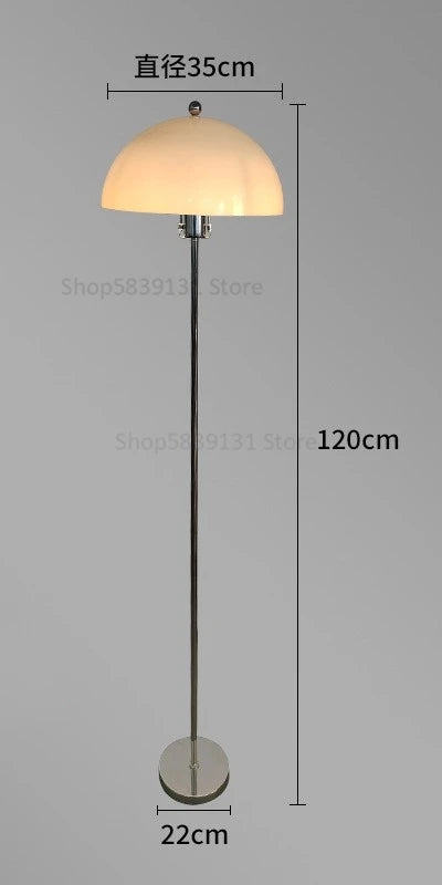 lampadaire led rétro en acrylique avec abat-jour coloré nordique - vue 16 sur 22