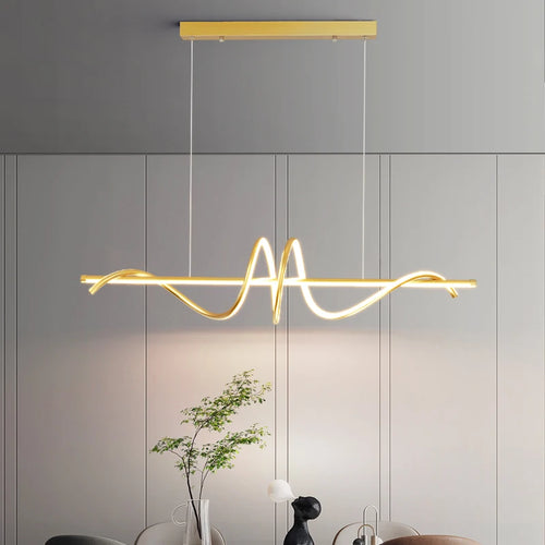 suspension moderne à led au design minimaliste élégant - vue 5 sur 18