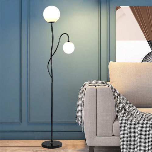 lampadaire led métal style nordique pour décoration intérieure - vue 2 sur 8