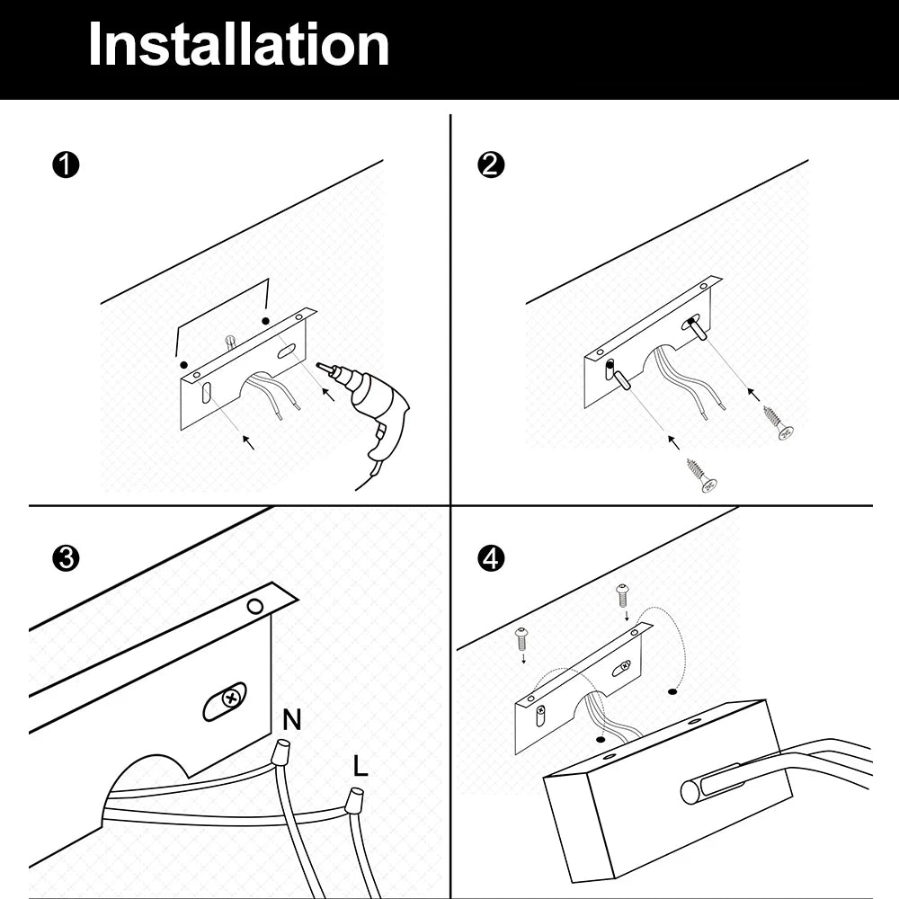 Applique murale LED moderne AC90-260V - vue 6 sur 22