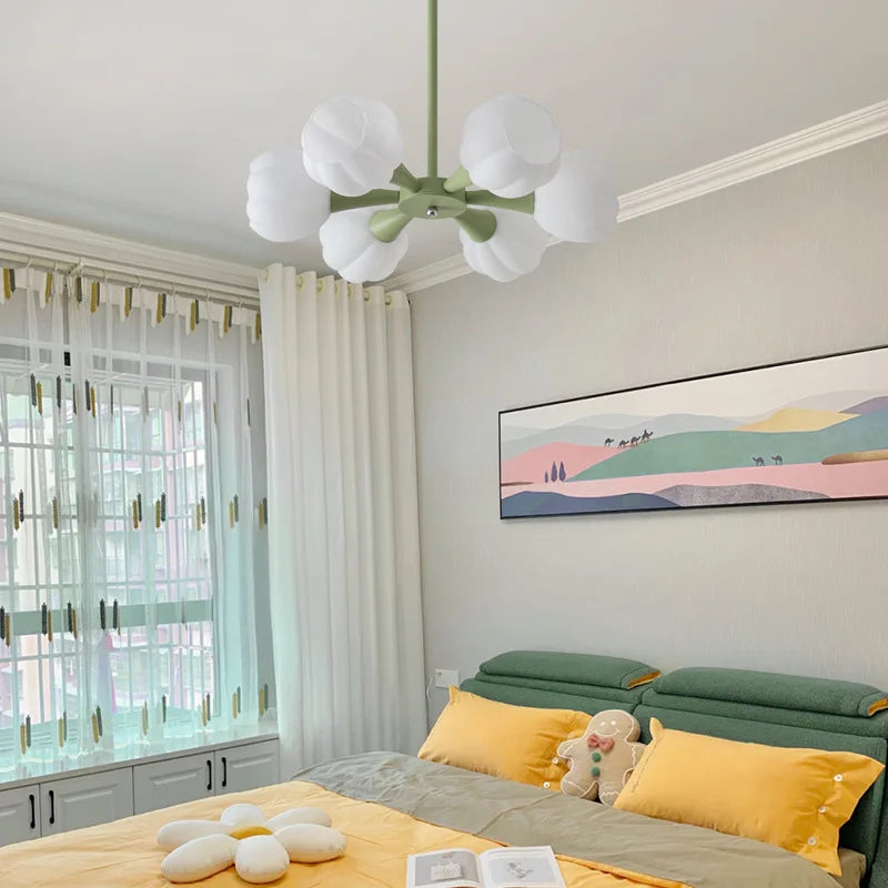 plafonnier led suspendu design nordique moderne luminaire décoratif d'intérieur - vue 5 sur 12