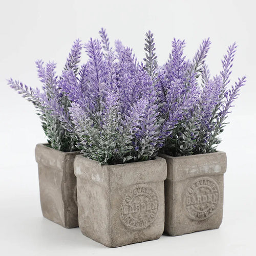 plantes artificielles lavande pour décoration intérieure mariage et fêtes - vue 2 sur 6