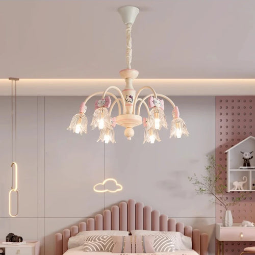 lustre créatif mignon pour chambre de princesse enfant - vue 2 sur 8