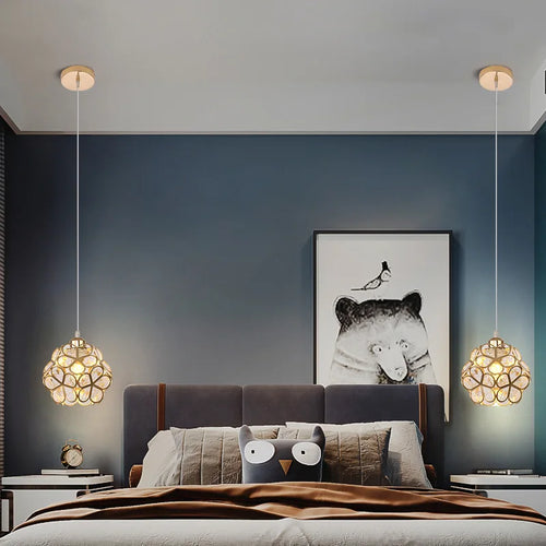 lampes de plafond macaron à tête unique led moderne - vue 3 sur 20