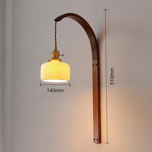 applique murale en bois à led pour décoration intérieure - vue 10 sur 11